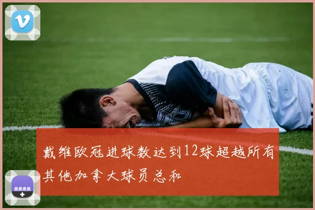 戴维欧冠进球数达到12球超越所有其他加拿大球员总和